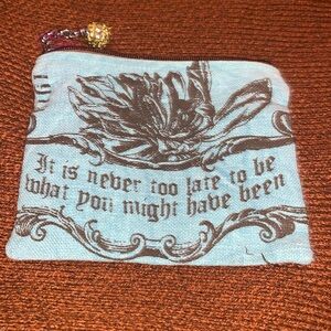 Small cloth bag with silky lining